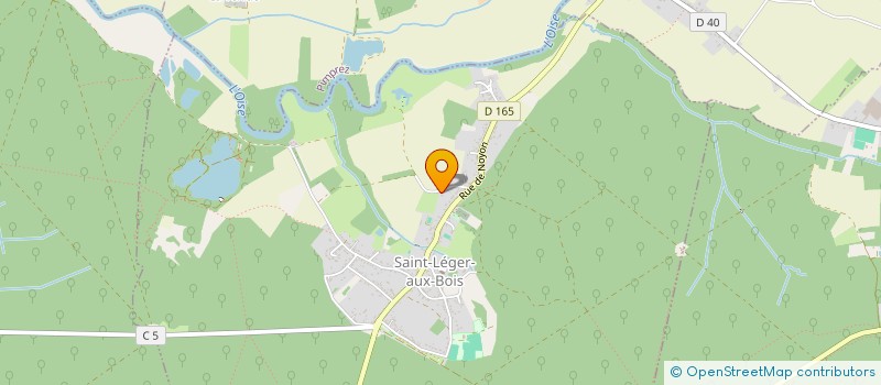 localisation de l'entreprise SCI DU MONT GANELON  SAINT-LEGER-AUX-BOIS