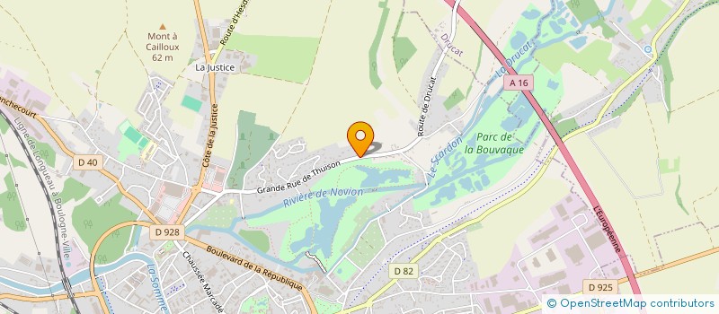 localisation de l'entreprise SCI DU MONT GLIER à ABBEVILLE