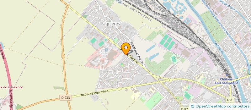 localisation de l'entreprise SCI DU MONT HERY  FAGNIERES