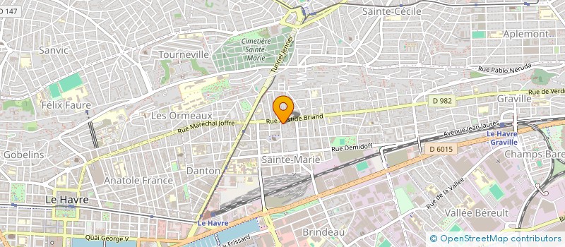 localisation de l'entreprise SCI DU MONT JOLI à LE HAVRE