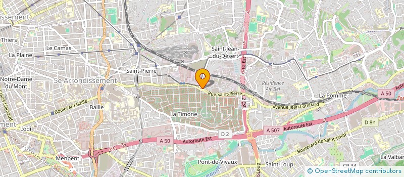localisation de l'entreprise SCI DU MONT LOUIS à MARSEILLE