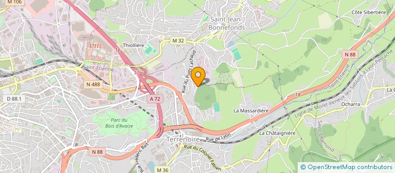 localisation de l'entreprise SCI DU MONT MOUCHET à SAINT-ETIENNE