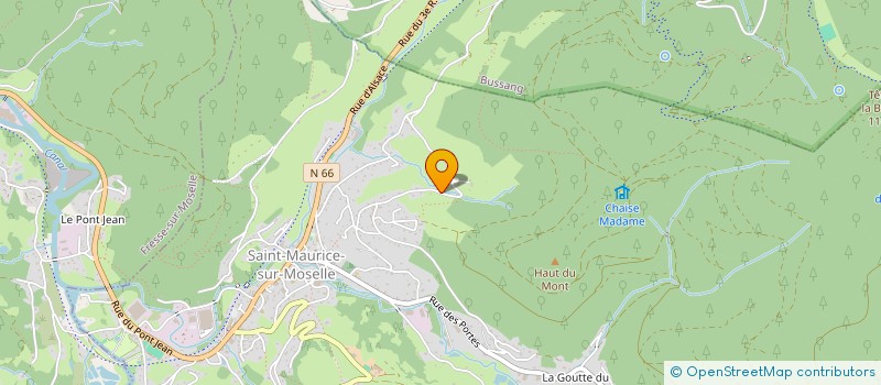 localisation de l'entreprise SCI DU MONT PARADIS  SAINT-MAURICE-SUR-MOSELLE