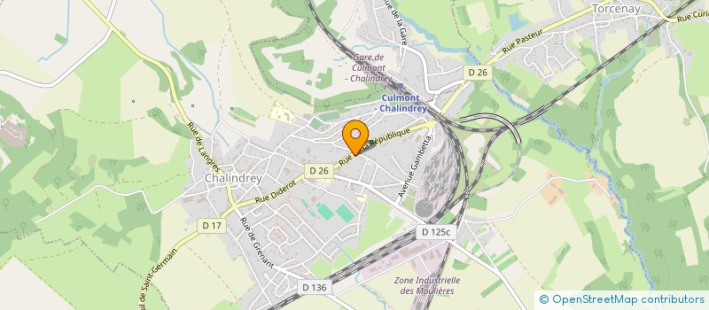 localisation de l'entreprise SCI DU MONT PILAT à CHALINDREY