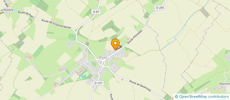 localisation de l'entreprise SCI DU MONT POTIN  RYES