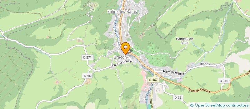 localisation de l'entreprise SCI DU MONT POUPET  THESY