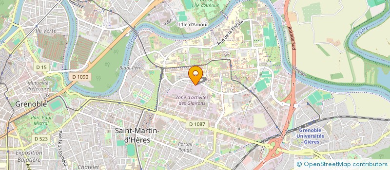 localisation de l'entreprise SCI DU MONT RACHAIS  SAINT-MARTIN-D'HERES