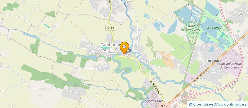 localisation de l'entreprise SCI DU MONT REAL  CAMBOUNET-SUR-LE-SOR