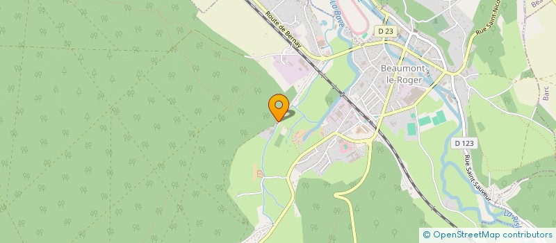 localisation de l'entreprise SCI DU MONT ROTI  BEAUMONT-LE-ROGER