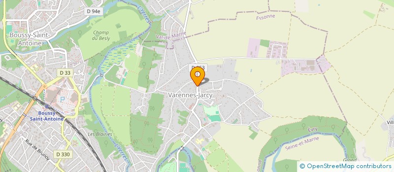 localisation de l'entreprise SCI DU MONT SAINT ADRIEN  VARENNES-JARCY