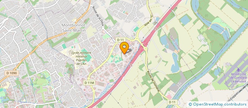 localisation de l'entreprise SCI DU MONT SAINT EYNARD  MONTBONNOT-SAINT-MARTIN