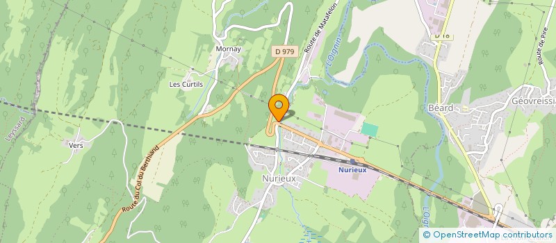 localisation de l'entreprise SCI DU MONT SAINT RIGAUD  NURIEUX-VOLOGNAT