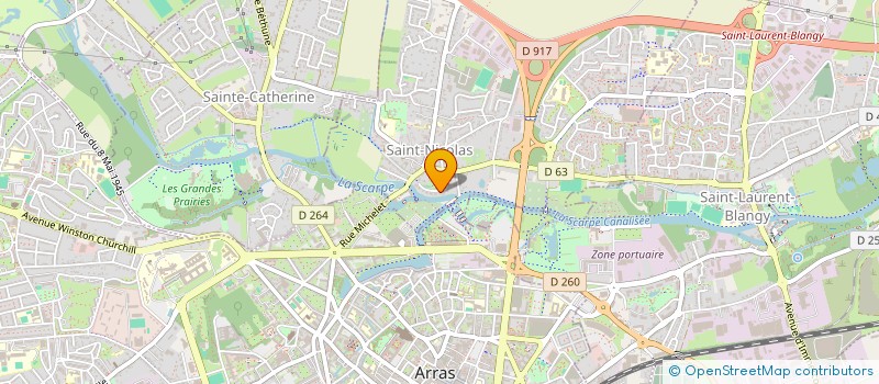 localisation de l'entreprise SCI DU MONT SOREL  SAINT-NICOLAS