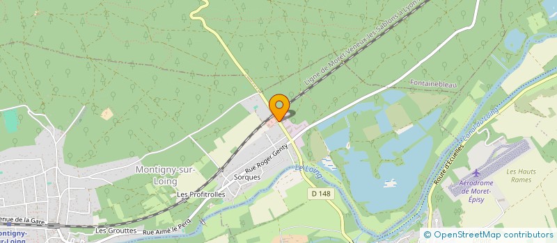 localisation de l'entreprise SCI DU MONT TIGNY  MONTIGNY-SUR-LOING