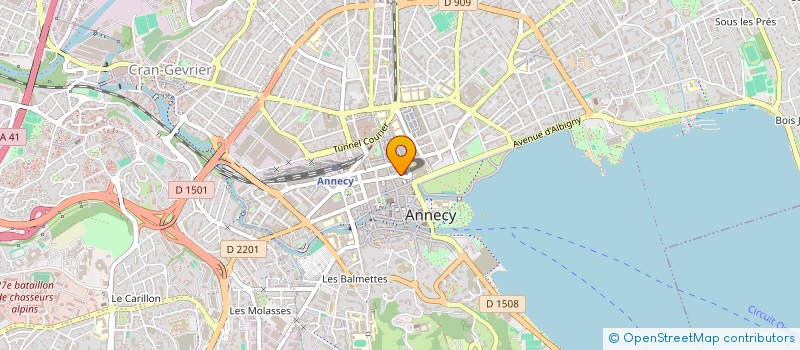 localisation de l'entreprise SCI DU MONT VEYRIER à ANNECY