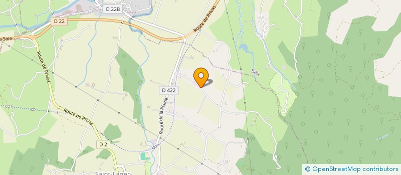 localisation de l'entreprise SCI DU MONT VORES  SAINT-LAGER-BRESSAC