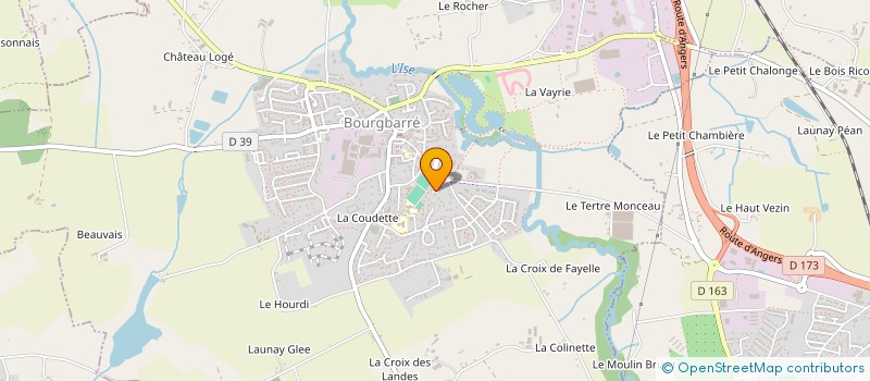 localisation de l'entreprise SCI DU MONTAIGU  BOURGBARRE