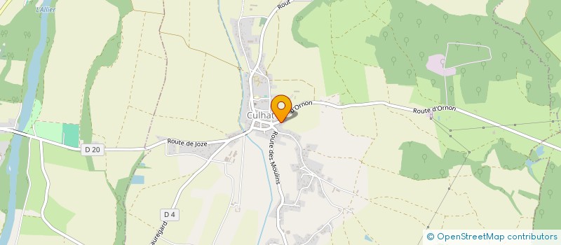 localisation de l'entreprise SCI DU MONTAT  CULHAT