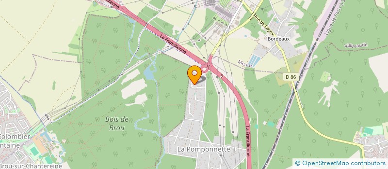 localisation de l'entreprise SCI DU MONTCEAU à POMPONNE
