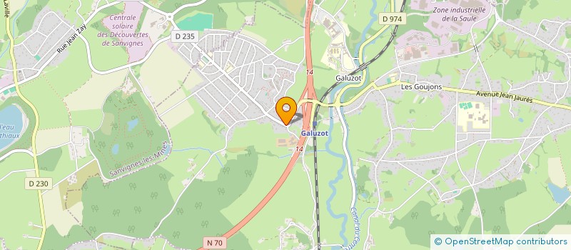 localisation de l'entreprise SCI DU MONTCEAU  SAINT-VALLIER