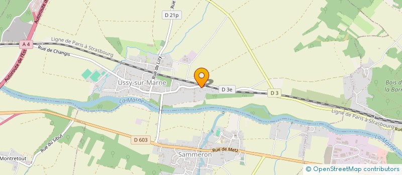 localisation de l'entreprise SCI DU MONTCEL  USSY-SUR-MARNE