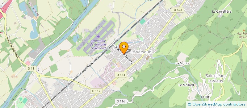 localisation de l'entreprise SCI DU MONTEIL  LE VERSOUD