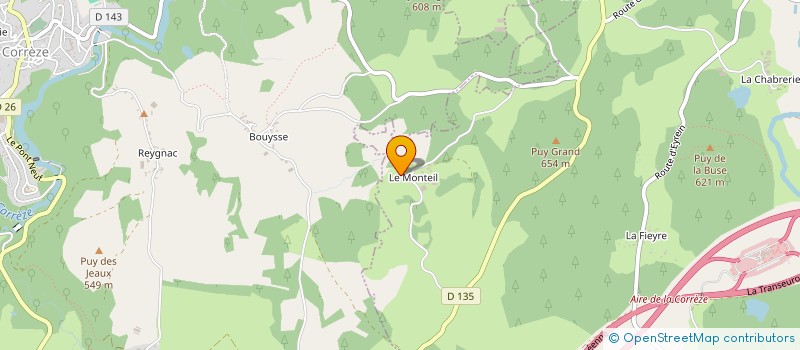 localisation de l'entreprise SCI DU MONTEIL  VITRAC-SUR-MONTANE