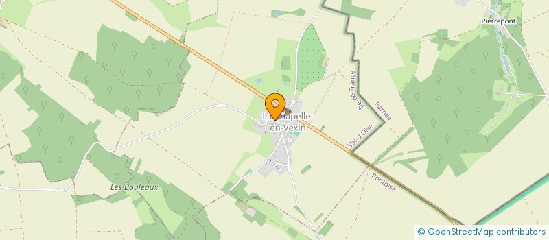 localisation de l'entreprise SCI DU MONTERRIER  LA CHAPELLE-EN-VEXIN