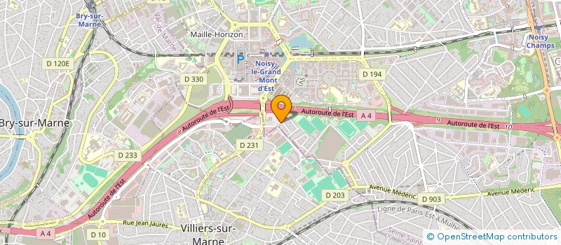 localisation de l'entreprise SCI DU MONTFORT à NOISY-LE-GRAND