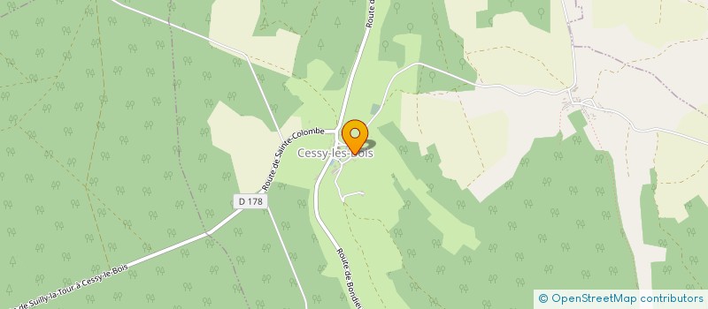 localisation de l'entreprise SCI DU MONTIGNON à CESSY-LES-BOIS