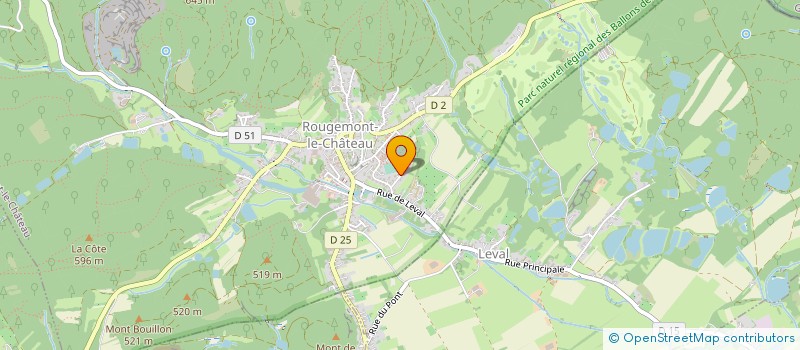 localisation de l'entreprise SCI DU MONTJEAN à ROUGEMONT-LE-CHATEAU