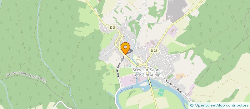 localisation de l'entreprise SCI DU MONTOILLE à SCEY-SUR-SAONE-ET-SAINT-ALBIN
