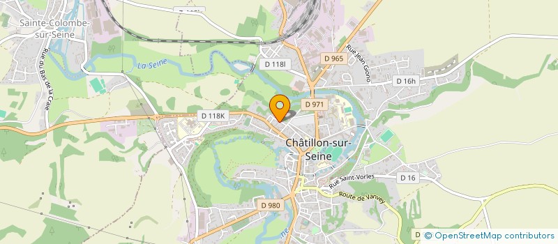 localisation de l'entreprise SCI DU MONTOIR  CHATILLON-SUR-SEINE