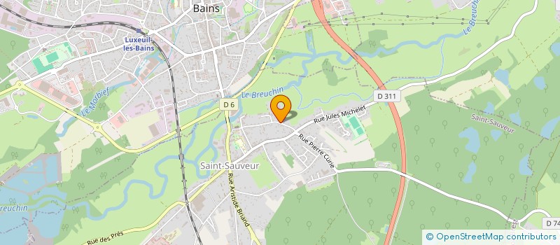 localisation de l'entreprise SCI DU MORBIEF à SAINT-SAUVEUR
