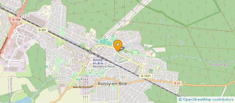 localisation de l'entreprise SCI DU MORBRAS  ROISSY-EN-BRIE