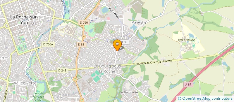 localisation de l'entreprise SCI DU MORTIER ET L'ASTRAGALE à LA ROCHE-SUR-YON