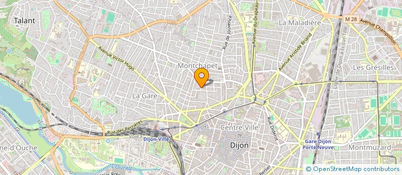 localisation de l'entreprise SCI DU MORVAN à DIJON