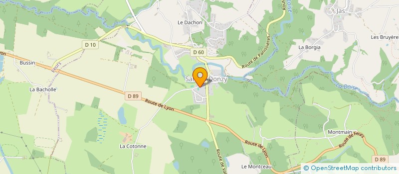 localisation de l'entreprise SCI DU MOTRON  SALT-EN-DONZY