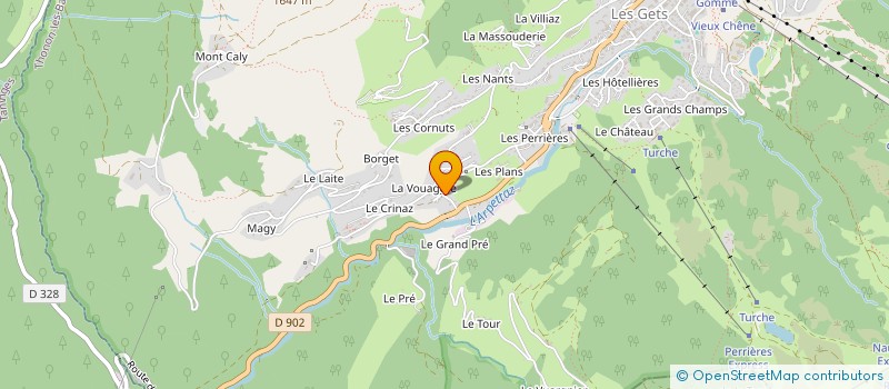 localisation de l'entreprise SCI DU MOULE  LES GETS