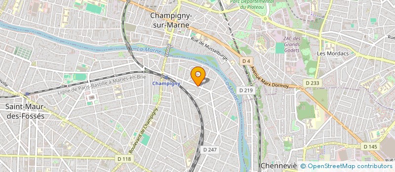 localisation de l'entreprise SCI DU MOULIN 2 à SAINT-MAUR-DES-FOSSES