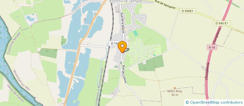 localisation de l'entreprise SCI DU MOULIN  CONCHIL-LE-TEMPLE