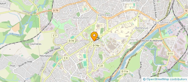 localisation de l'entreprise SCI DU MOULIN  ISLE