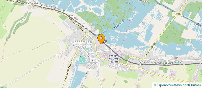 localisation de l'entreprise SCI DU MOULIN  LONGPRE-LES-CORPS-SAINTS