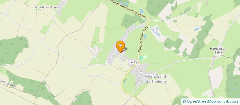 localisation de l'entreprise SCI DU MOULIN  BOUGIVAL