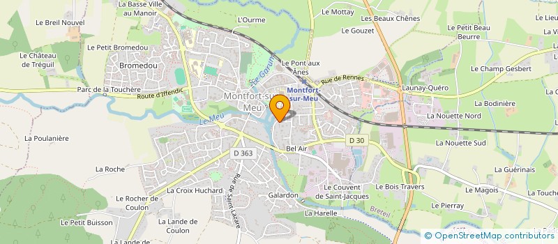 localisation de l'entreprise SCI DU MOULIN  MONTFORT-SUR-MEU