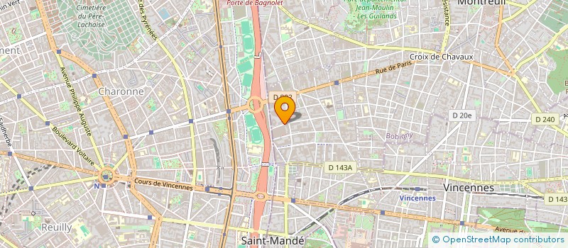 localisation de l'entreprise SCI DU MOULIN à MONTREUIL