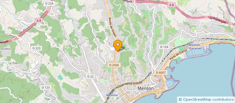 localisation de l'entreprise SCI DU MOULIN à MENTON