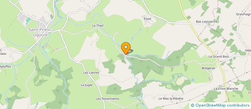 localisation de l'entreprise SCI DU MOULIN à SAINT-PRIEST-LIGOURE
