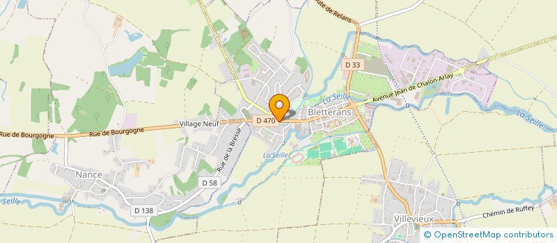 localisation de l'entreprise SCI DU MOULIN  BLETTERANS