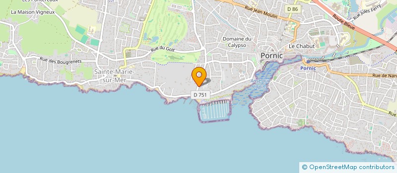 localisation de l'entreprise SCI DU MOULIN  PORNIC